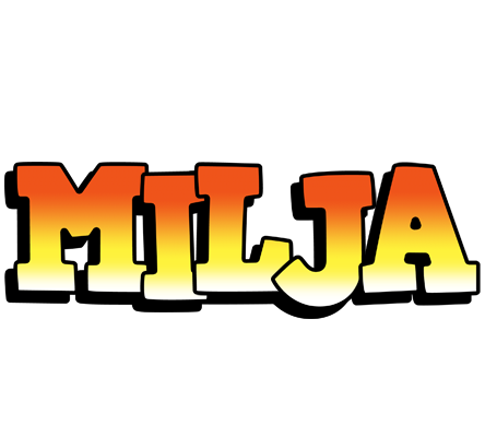 Milja sunset logo