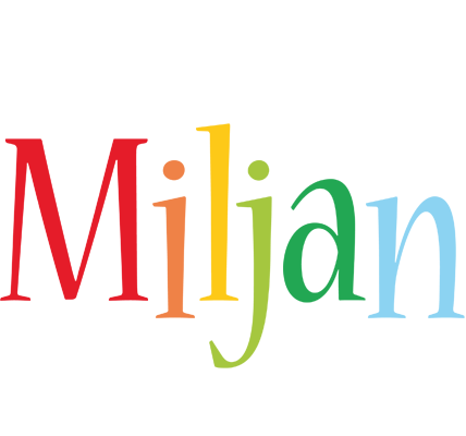 Miljan birthday logo