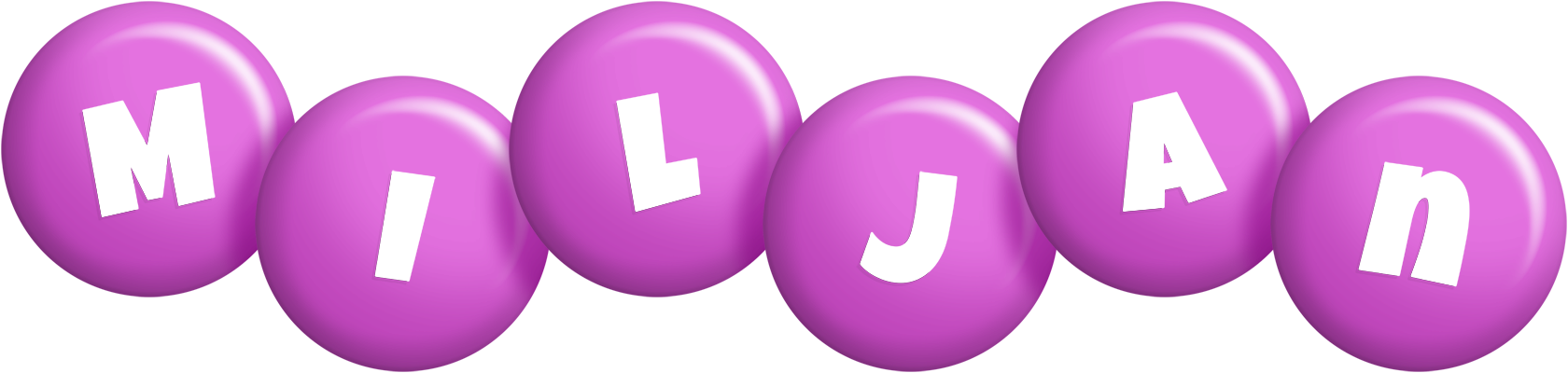 Miljan candy-purple logo