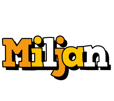 Miljan cartoon logo