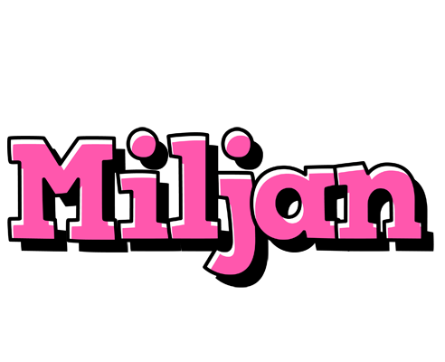 Miljan girlish logo