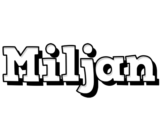 Miljan snowing logo