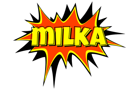 Milka bazinga logo