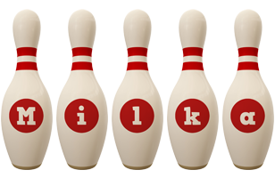 Milka bowling-pin logo