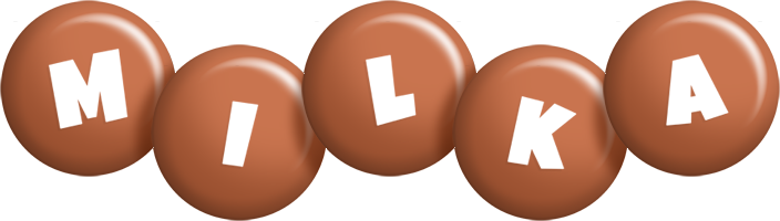 Milka candy-brown logo