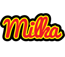 Milka fireman logo