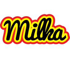 Milka flaming logo