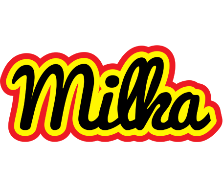 Milka flaming logo