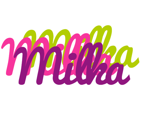 Milka flowers logo