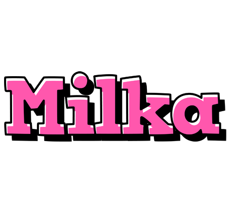 Milka girlish logo