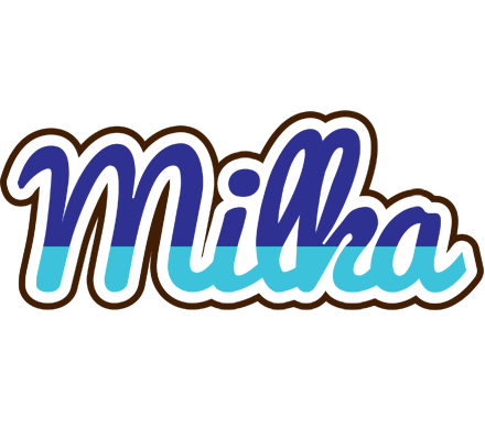 Milka raining logo