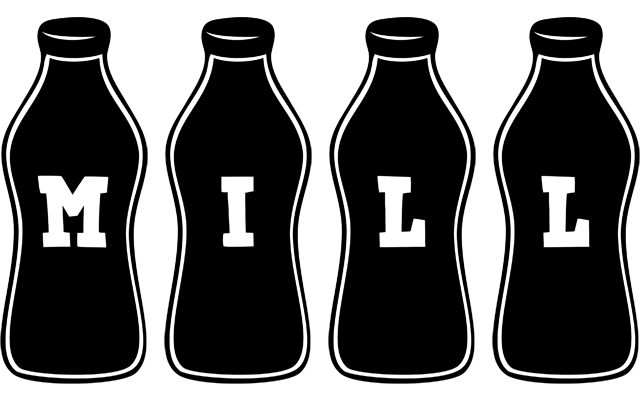 Mill bottle logo