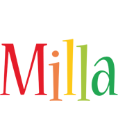 Milla birthday logo