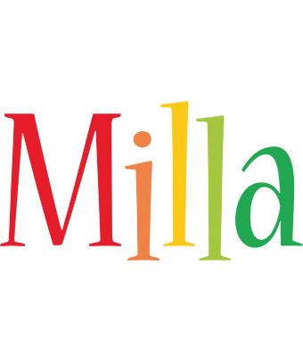 Milla birthday logo