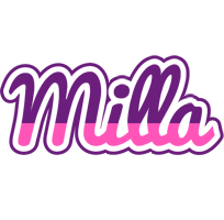 Milla cheerful logo