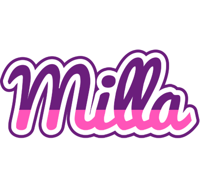 Milla cheerful logo