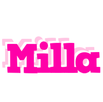 Milla dancing logo