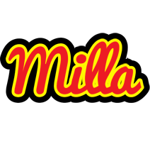 Milla fireman logo