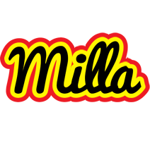 Milla flaming logo