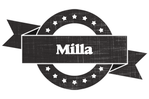 Milla grunge logo