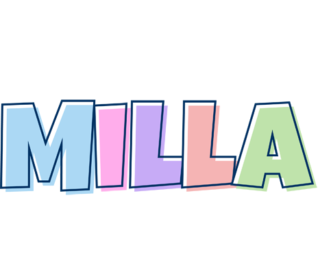 Milla pastel logo