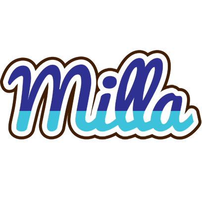 Milla raining logo