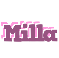 Milla relaxing logo