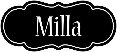 Milla welcome logo