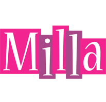 Milla whine logo