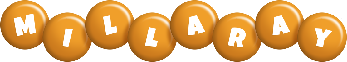 Millaray candy-orange logo