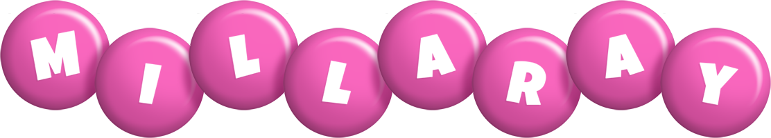 Millaray candy-pink logo