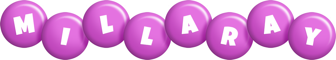 Millaray candy-purple logo