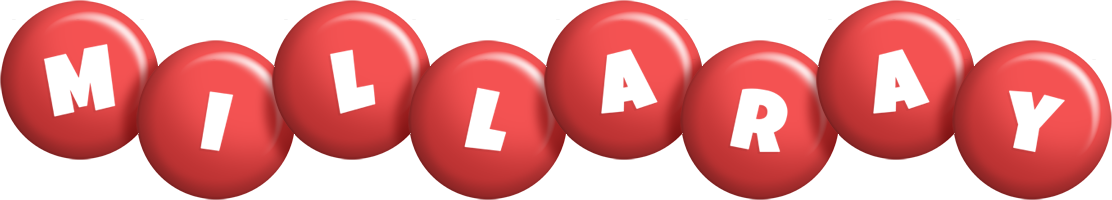 Millaray candy-red logo