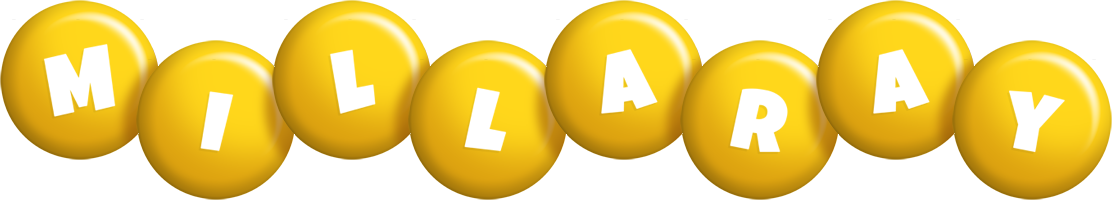 Millaray candy-yellow logo