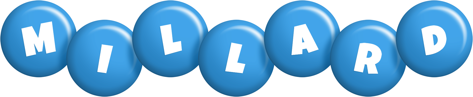Millard candy-blue logo