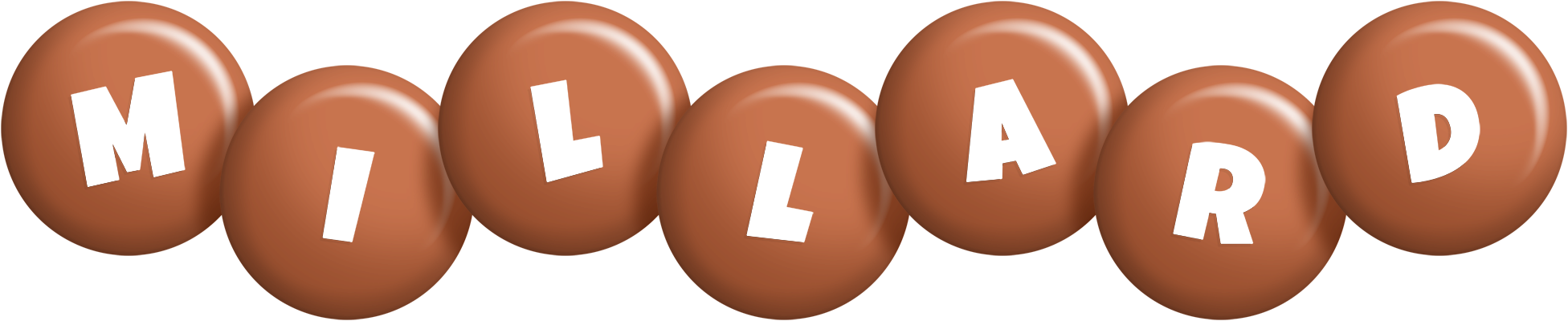 Millard candy-brown logo
