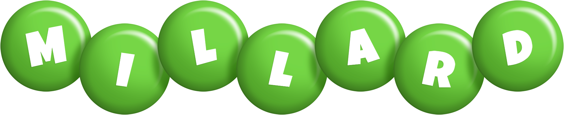 Millard candy-green logo