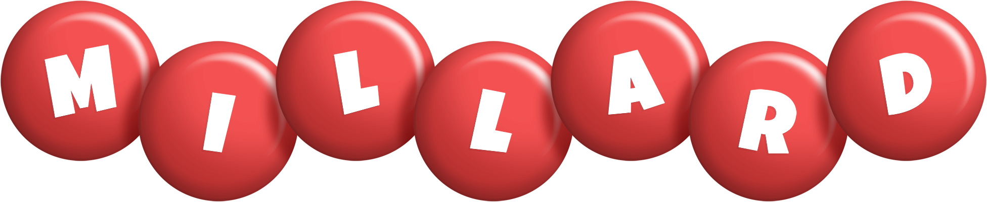 Millard candy-red logo