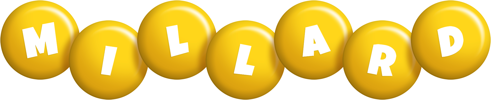 Millard candy-yellow logo