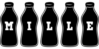 Mille bottle logo