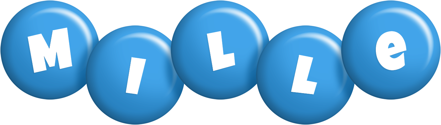 Mille candy-blue logo