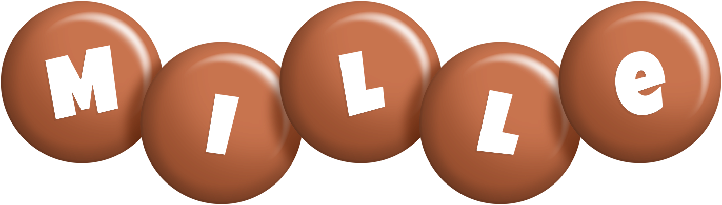 Mille candy-brown logo