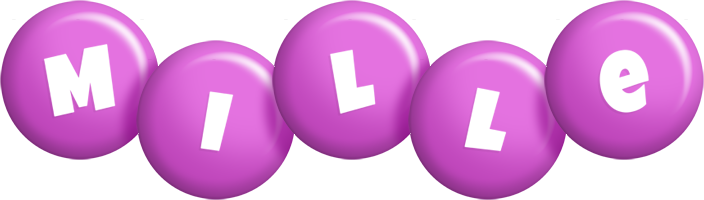 Mille candy-purple logo