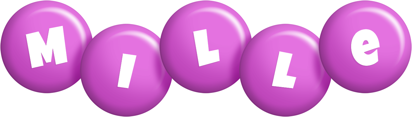 Mille candy-purple logo