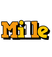 Mille cartoon logo