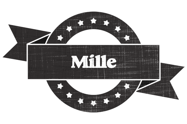 Mille grunge logo