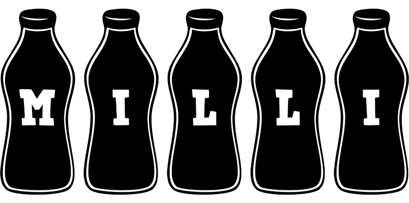 Milli bottle logo