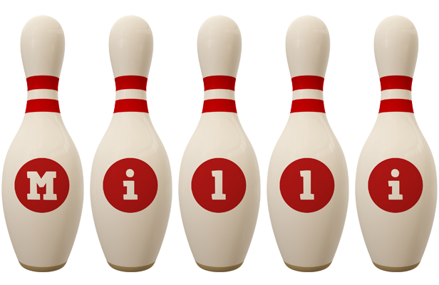 Milli bowling-pin logo