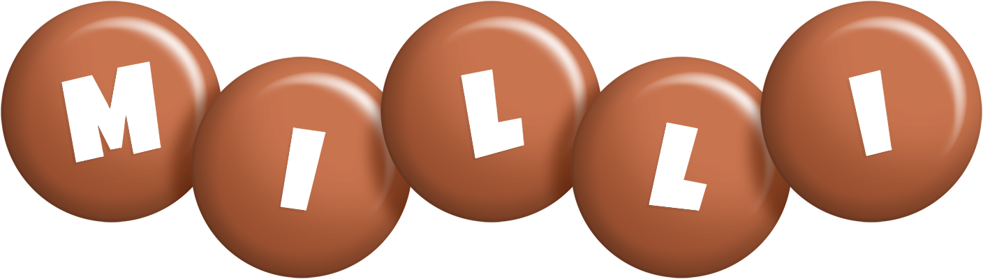 Milli candy-brown logo