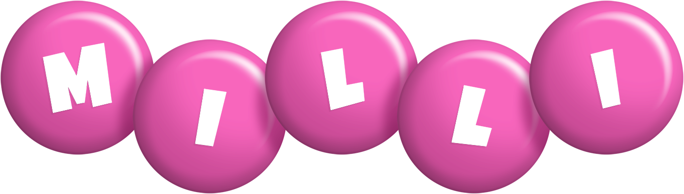 Milli candy-pink logo